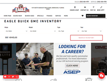 Tablet Screenshot of eaglebuickgmc.com
